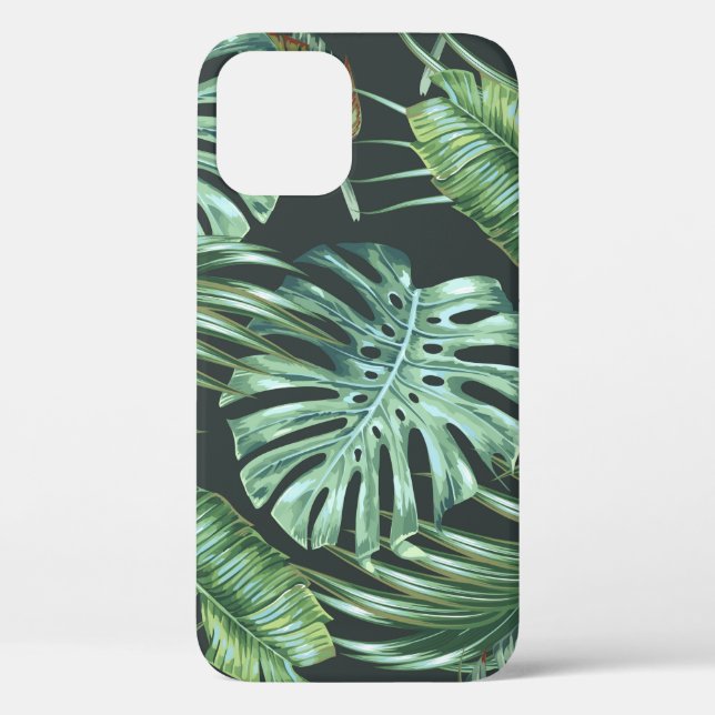 Coques Case-Mate iPhone Feuilles tropicaux, monstère, feuille de bananier, (Verso)