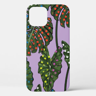 Case-Mate iPhone Case Feuilles tropicaux motif continu sur pop coloré a