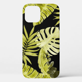 Case-Mate iPhone Case Feuilles tropicaux, orchidées, motif aquarelle.