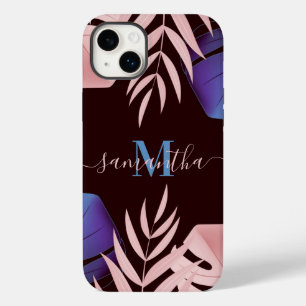 Coque Case-Mate iPhone Feuilles tropicaux rose