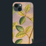 Coques Pour iPhone Feuilles verts et jaunes sur Arrière - plan couche<br><div class="desc">Le violet et l'or d'un arrière - plan couché de soleil est le parfait contraste avec les feuilles jaunes et verts qui sont le point fort de cette pièce de Megan Meagher. On entend presque le vent chanter en caresse les feuilles.</div>