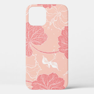 Case-Mate iPhone Case Feuilles victoriens : Ornement tiré à la main.