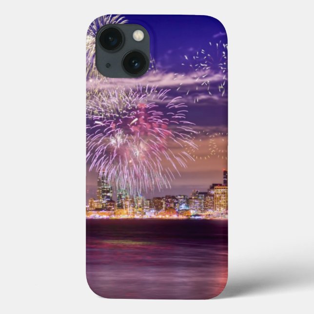 Coques Case-Mate iPhone Feux d'artifice de nouvelle année de San Francisco (Verso)