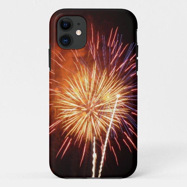 Coques Case-Mate iPhone Feux d'artifice Rouges, Blancs et Bleus I Patrioti (Dos)