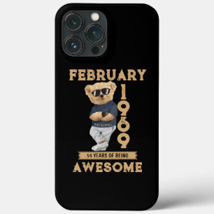 Case-Mate iPhone Case Février 1969 54 Ans D'Être Impressionnant