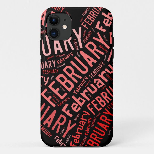 Coques Case-Mate iPhone Février Coeur (Dos)