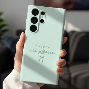 Coque Case-Mate iPhone Fiancée à Venir   Future Mme Script Élégant