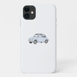 Coque Case-Mate iPhone Fiat bleu 500 Topolino