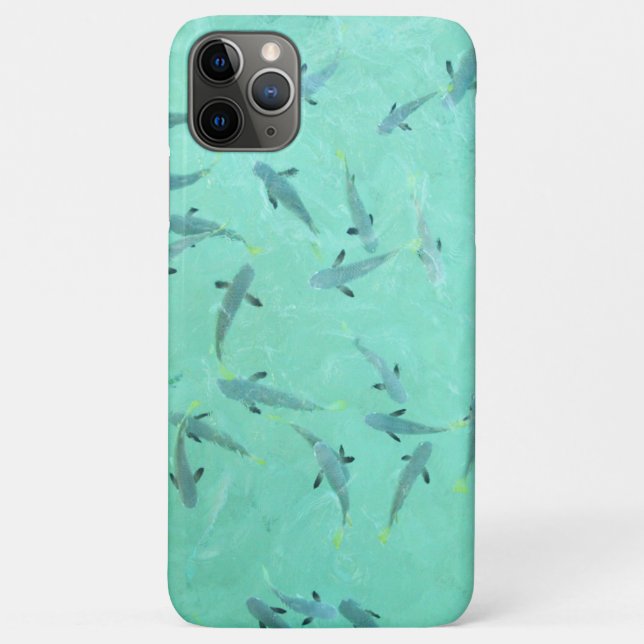 Coques Case-Mate iPhone Fidji poissons nageant dans une eau bleu clair (Dos)
