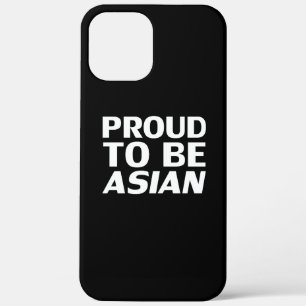 Case-Mate iPhone Case Fier d'être asiatique, noir blanc