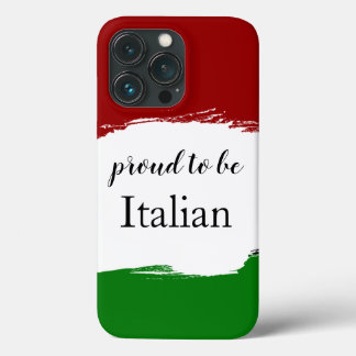 Case-Mate iPhone Case Fier d'être italien patriotique