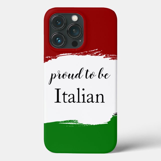 Coques Case-Mate iPhone Fier d'être italien patriotique (Verso)