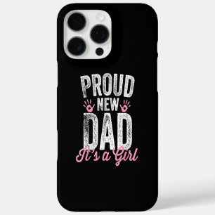 Coque iPhone 16 Pro Max Fier Nouveau Papa C'est Une Fille Cadeaux Futur Pa