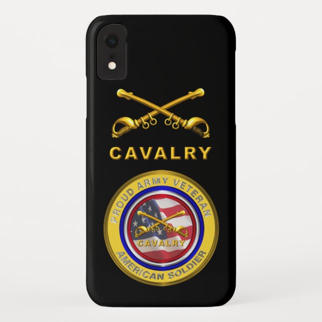 Coques Case-Mate iPhone Fière cavalier de l'Armée (Dos)