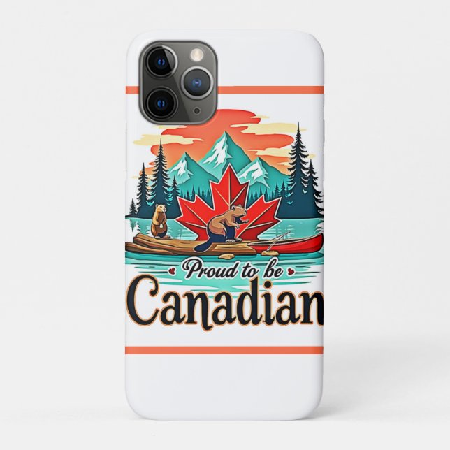 Coques Case-Mate iPhone Fière d'être canadienne (Dos)