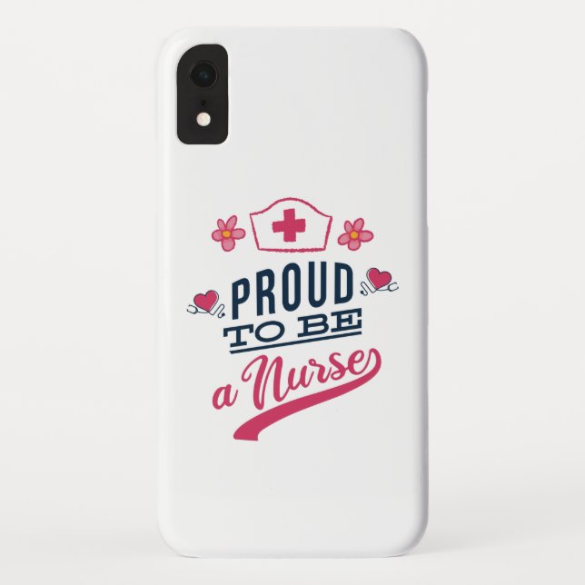 Coques Case-Mate iPhone Fière d'être infirmière (Dos)