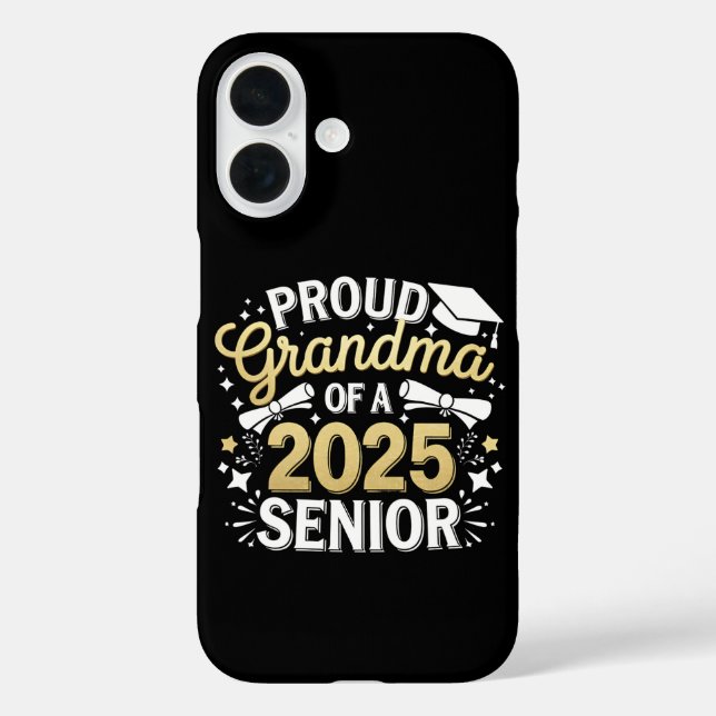 Coques Case-Mate iPhone Fière grand-mère d'un diplômé de 2025 Remise des d (Verso)