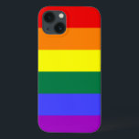 Etui iPhone Case-Mate Fierté arc-en-ciel<br><div class="desc">La version à six couleurs du drapeau Gay pride est populaire depuis 1979. Le nombre de bandes a été réduit à un nombre pair pour empêcher la couleur moyenne d'être cachée lorsqu'elle est suspendue verticalement sur les lampadaires. La bande d'indigo a été changée en bande bleue royale.</div>