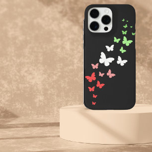Coque iPhone 16 Pro Max Fierté de papillon Abrosexuel
