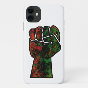 Case-Mate iPhone Case fierté noire drapeau rouge vert poing panafricain