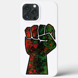 Case-Mate iPhone Case fierté noire drapeau rouge vert poing panafricain