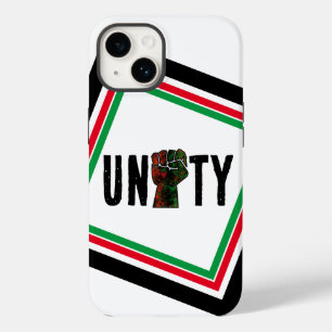 Coque Case-Mate iPhone fierté noire drapeau rouge vert poing panafricain 
