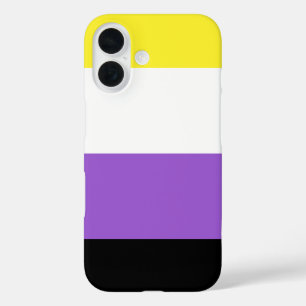 Coque Pour iPhone 16 Fierté non binaire