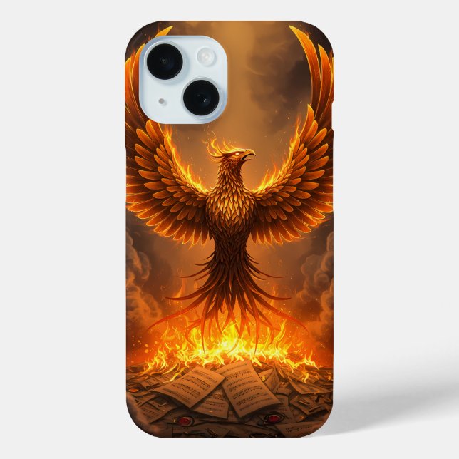Coques Case-Mate iPhone Fiery Phoenix Rising (Verso)