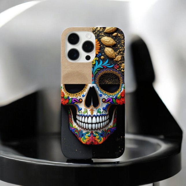 Coques Case-Mate iPhone Fiesta florale - Crâne à sucre (Créateur téléchargé)