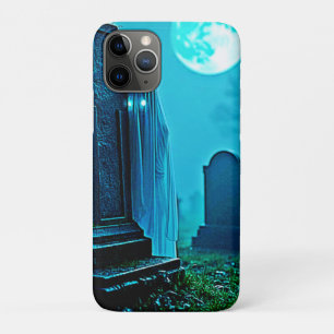 Case-Mate iPhone Case Figure Ghoost dans un modèle de cimetière