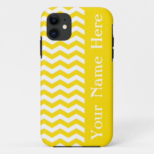 Coques Case-Mate iPhone Fiji Sunrise Wave Chevron avec le nom (Dos)