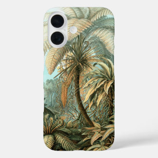 Coque Pour iPhone 16 Filicinae par Ernst Haeckel, plantes de fougères a