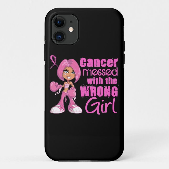 Coques Case-Mate iPhone Fille 1 de combat de cancer du sein (Dos)
