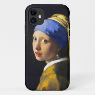 Coque iPhone 11 Fille à oreille perle ~ Vermeer