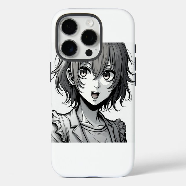 Coques Case-Mate iPhone Fille Anime – Conception de personnage moderne et  (Verso)