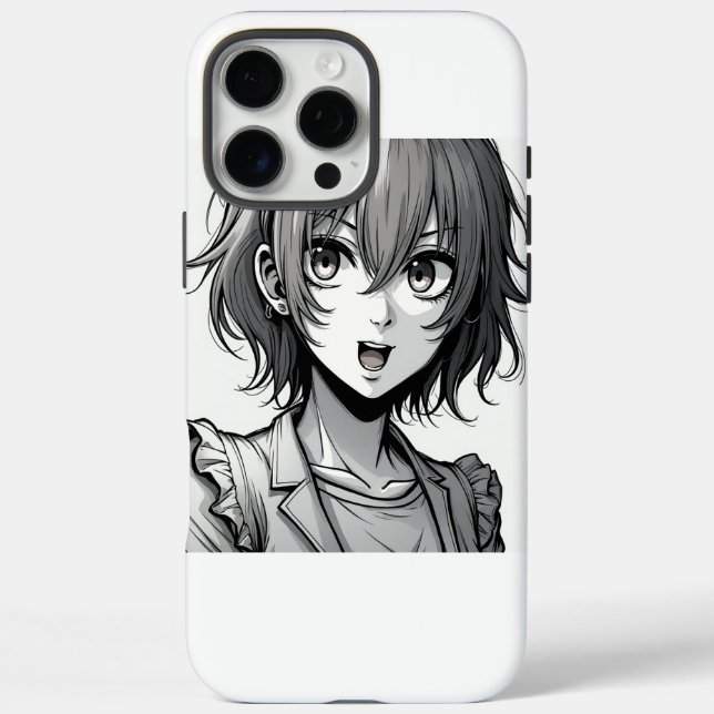 Coques Case-Mate iPhone Fille Anime – Conception de personnage moderne et  (Verso)