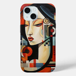 Coque Case-Mate iPhone Fille asiatique Art Abstrait