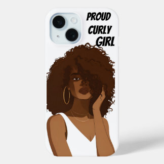 COQUE Case-Mate iPhone FILLE AUX CHEVEUX BOUCLÉS FIÈRE