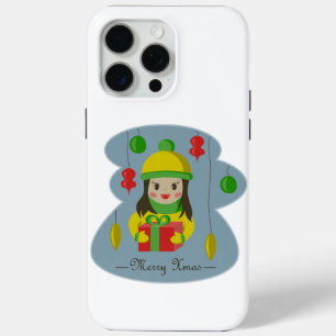Coque Case-Mate iPhone Fille avec boîte cadeau de Noël