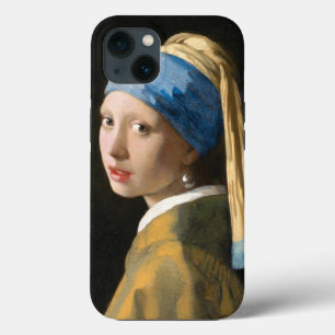 Case-Mate iPhone Case Fille avec une perle à oreille par Johannes Vermee