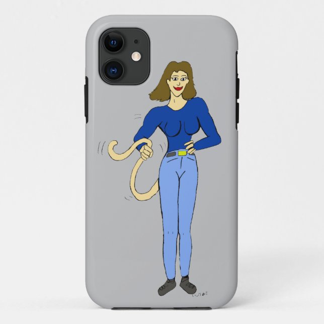 Coques Case-Mate iPhone fille avec une queue (Dos)