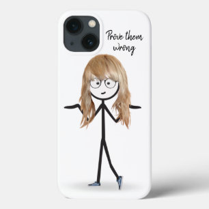 Case-Mate iPhone Case Fille bâton avec cheveux blonds