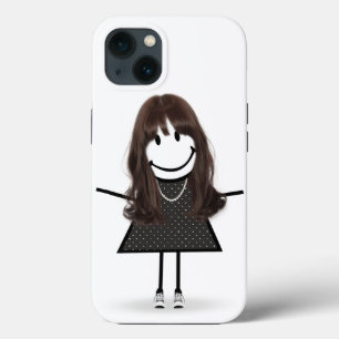 Case-Mate iPhone Case Fille bâton en baskets avec cheveux