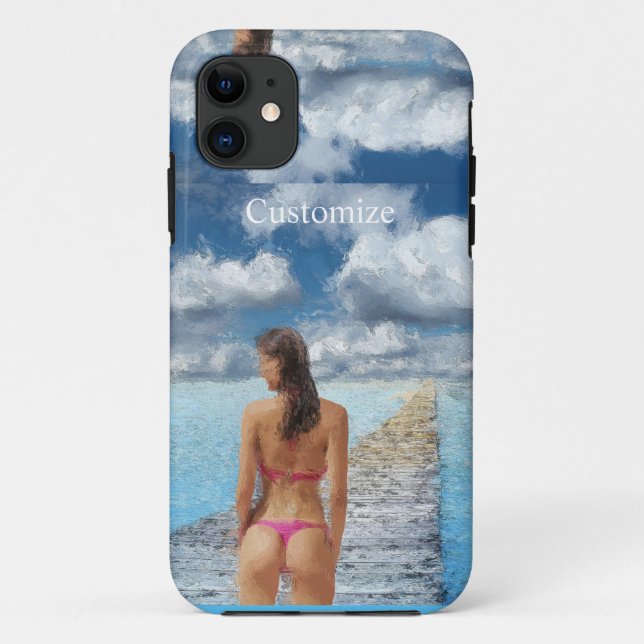 Coques Case-Mate iPhone Fille Bikini Thunder_Cove (Dos)