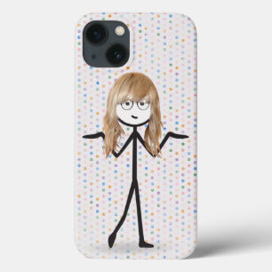 Case-Mate iPhone Case Fille blonde sur pois