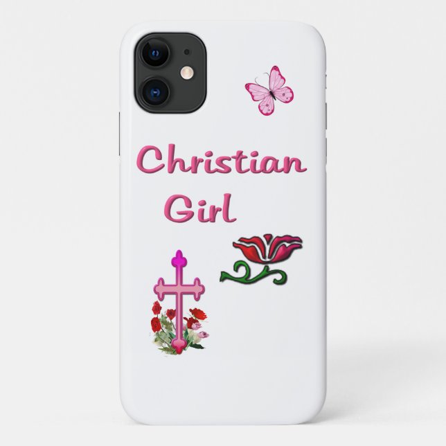 Coques Case-Mate iPhone Fille chrétienne  (Dos)