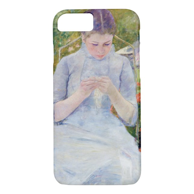 Coques Case-Mate iPhone Fille dans le jardin, Mary Cassatt (Dos)