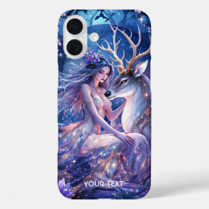 Coque Pour iPhone 16 Plus Fille de cerf de forêt Fantasy Mignonne 