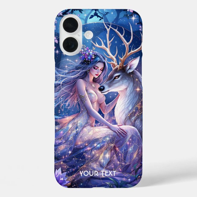 Coques Case-Mate iPhone Fille de cerf de forêt Fantasy Mignonne  (Verso)