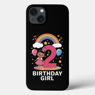 Case-Mate iPhone Case Fille de deux ans anniversaire Fille mignonne 2ème
